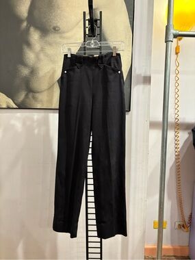 Levi's Big E Western Wear Ranch Rodeo Pants in Black Gaberdine